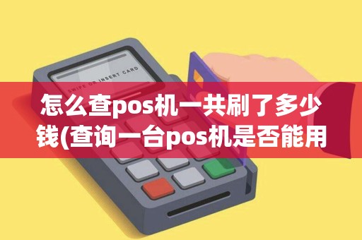 怎么查pos机一共刷了多少钱(查询一台pos机是否能用)