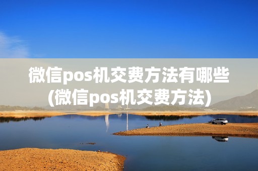 微信pos机交费方法有哪些(微信pos机交费方法)