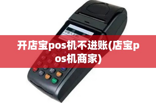 开店宝pos机不进账(店宝pos机商家)