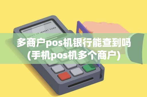 多商户pos机银行能查到吗(手机pos机多个商户)