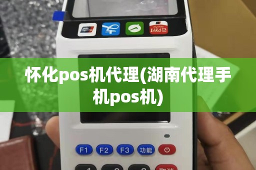 怀化pos机代理(湖南代理手机pos机)