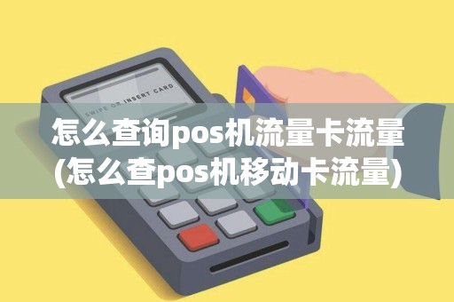 怎么查询pos机流量卡流量(怎么查pos机移动卡流量)