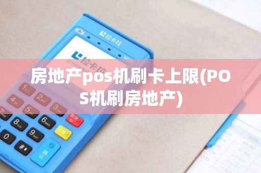 房地产pos机刷卡上限(POS机刷房地产)
