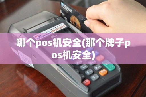 哪个pos机安全(那个牌子pos机安全)
