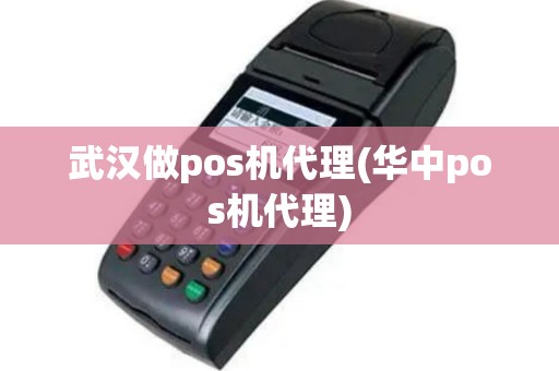 武汉做pos机代理(华中pos机代理)