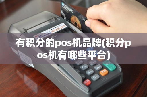 有积分的pos机品牌(积分pos机有哪些平台)