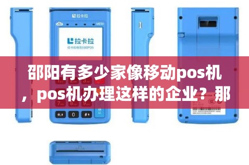 邵阳有多少家像移动pos机，pos机办理这样的企业？那么有没有一家是较有实力的