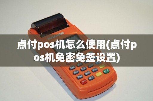 点付pos机怎么使用(点付pos机免密免签设置)