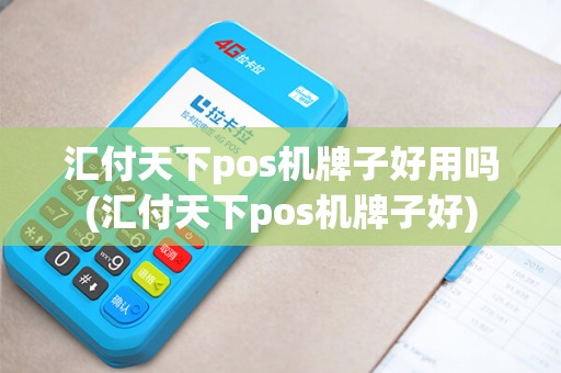汇付天下pos机牌子好用吗(汇付天下pos机牌子好)