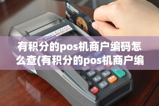 有积分的pos机商户编码怎么查(有积分的pos机商户编码)