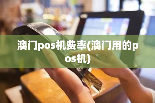 澳门pos机费率(澳门用的pos机)