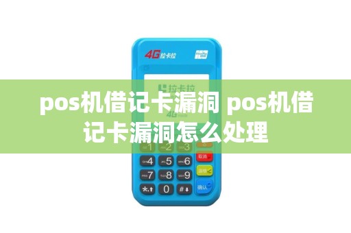 pos机借记卡漏洞 pos机借记卡漏洞怎么处理