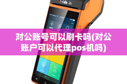 对公账号可以刷卡吗(对公账户可以代理pos机吗)