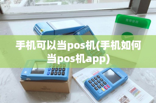 手机可以当pos机(手机如何当pos机app)