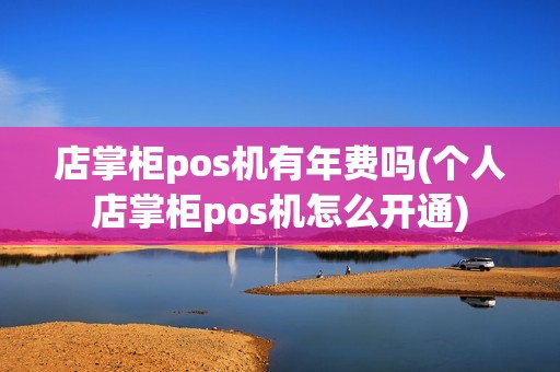 店掌柜pos机有年费吗(个人店掌柜pos机怎么开通)