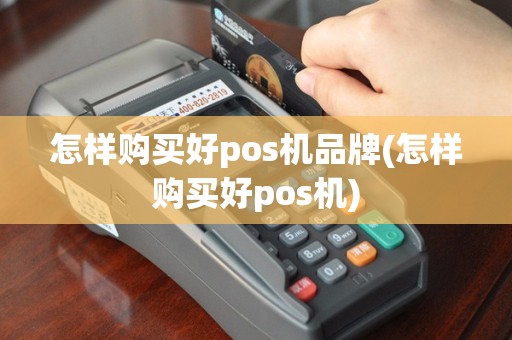怎样购买好pos机品牌(怎样购买好pos机)