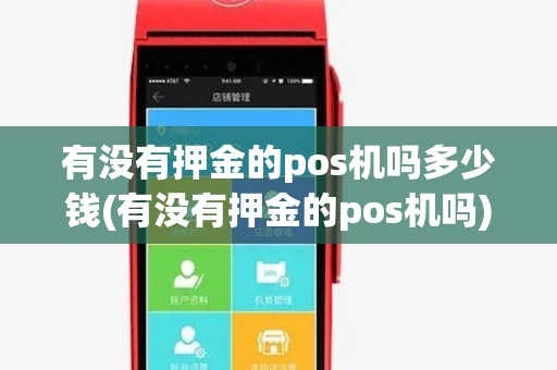 有没有押金的pos机吗多少钱(有没有押金的pos机吗)
