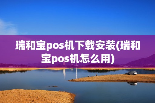 瑞和宝pos机下载安装(瑞和宝pos机怎么用)
