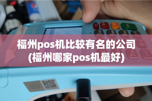 福州pos机比较有名的公司(福州哪家pos机最好)