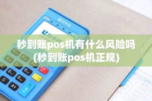 秒到账pos机有什么风险吗(秒到账pos机正规)