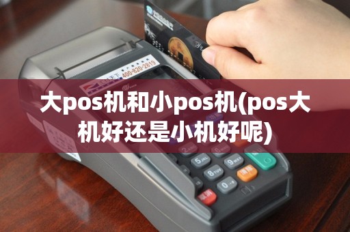 大pos机和小pos机(pos大机好还是小机好呢)