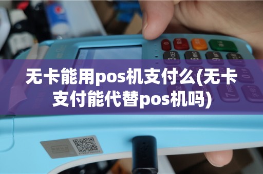 无卡能用pos机支付么(无卡支付能代替pos机吗)