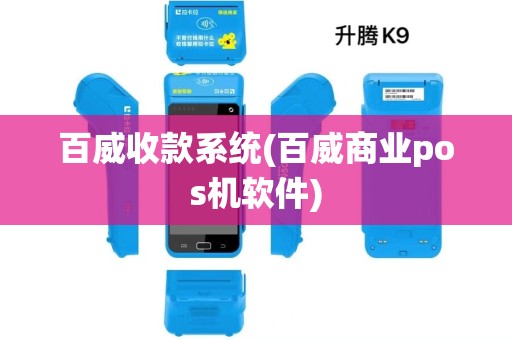 百威收款系统(百威商业pos机软件)