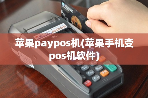 苹果paypos机(苹果手机变pos机软件)