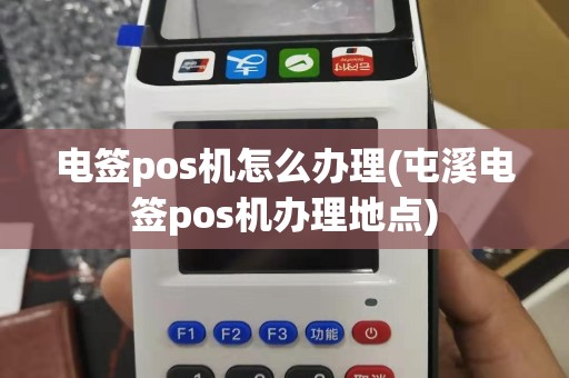 电签pos机怎么办理(屯溪电签pos机办理地点)