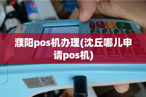 濮阳pos机办理(沈丘哪儿申请pos机)