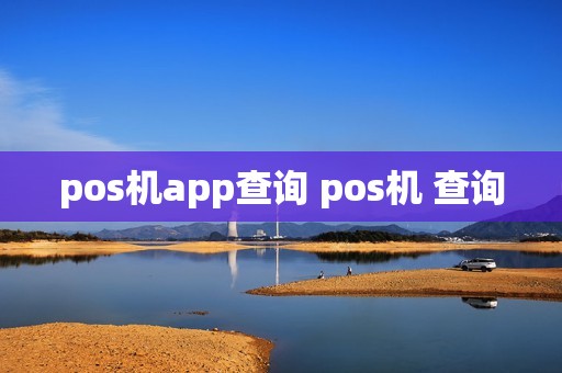 pos机app查询 pos机 查询