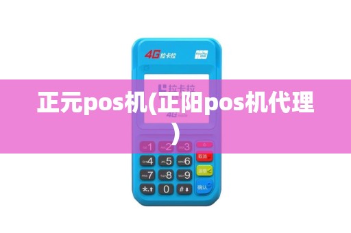 正元pos机(正阳pos机代理)