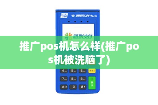 推广pos机怎么样(推广pos机被洗脑了)