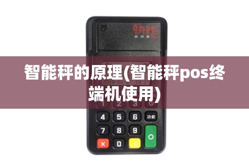 智能秤的原理(智能秤pos终端机使用)