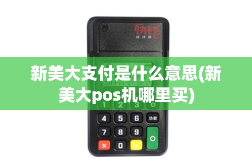 新美大支付是什么意思(新美大pos机哪里买)