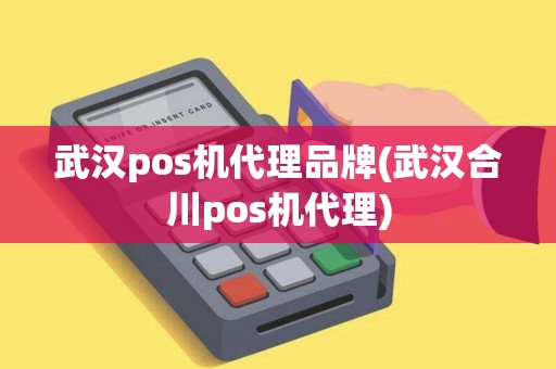 武汉pos机代理品牌(武汉合川pos机代理)
