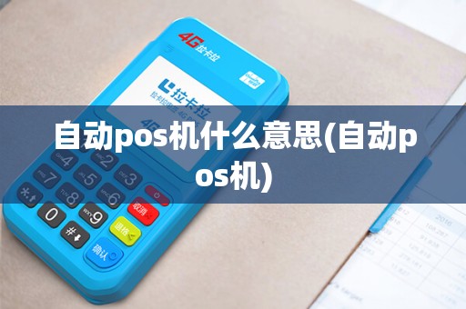 自动pos机什么意思(自动pos机)