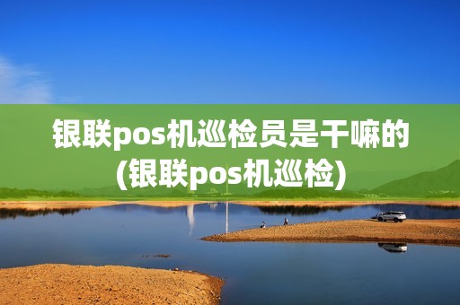 银联pos机巡检员是干嘛的(银联pos机巡检)