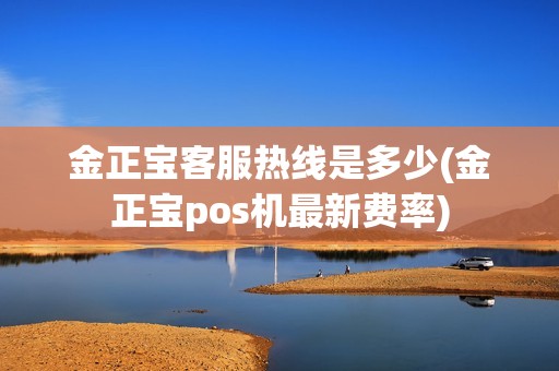 金正宝客服热线是多少(金正宝pos机最新费率)