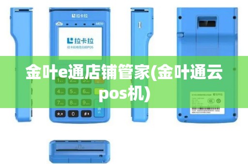 金叶e通店铺管家(金叶通云pos机)
