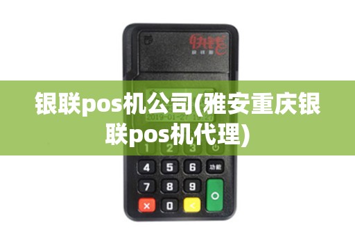 银联pos机公司(雅安重庆银联pos机代理)