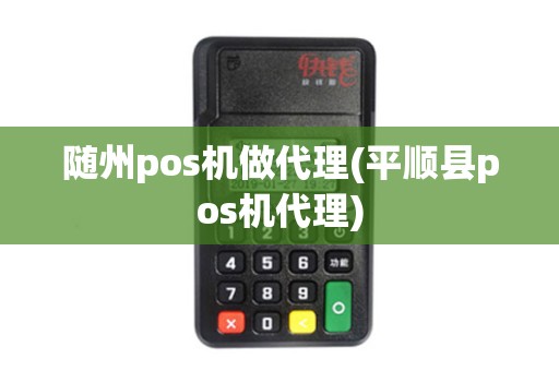 随州pos机做代理(平顺县pos机代理)