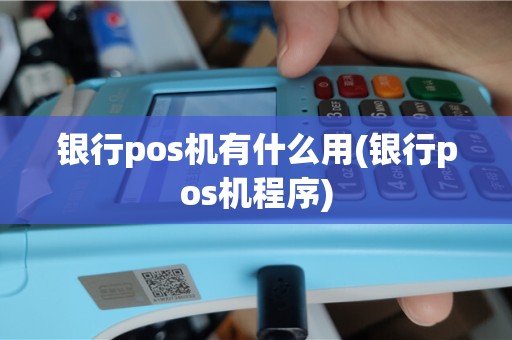 银行pos机有什么用(银行pos机程序)