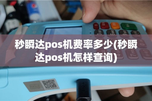 秒瞬达pos机费率多少(秒瞬达pos机怎样查询)