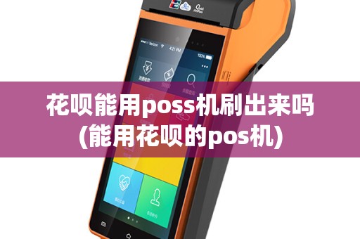 花呗能用poss机刷出来吗(能用花呗的pos机)