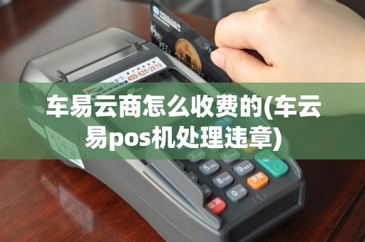 车易云商怎么收费的(车云易pos机处理违章)