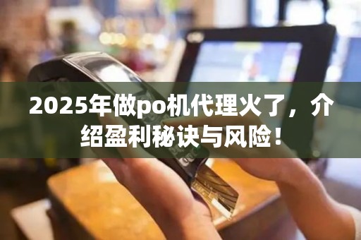2025年做po机代理火了，介绍盈利秘诀与风险！