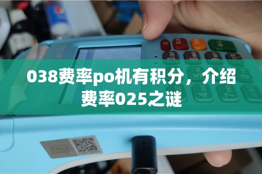 038费率po机有积分，介绍费率025之谜