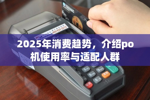 2025年消费趋势，介绍po机使用率与适配人群