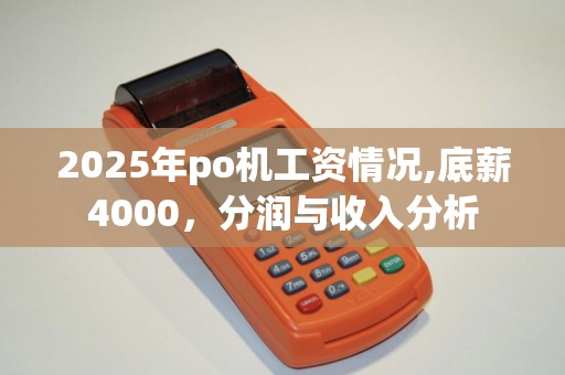 2025年po机工资情况,底薪4000，分润与收入分析